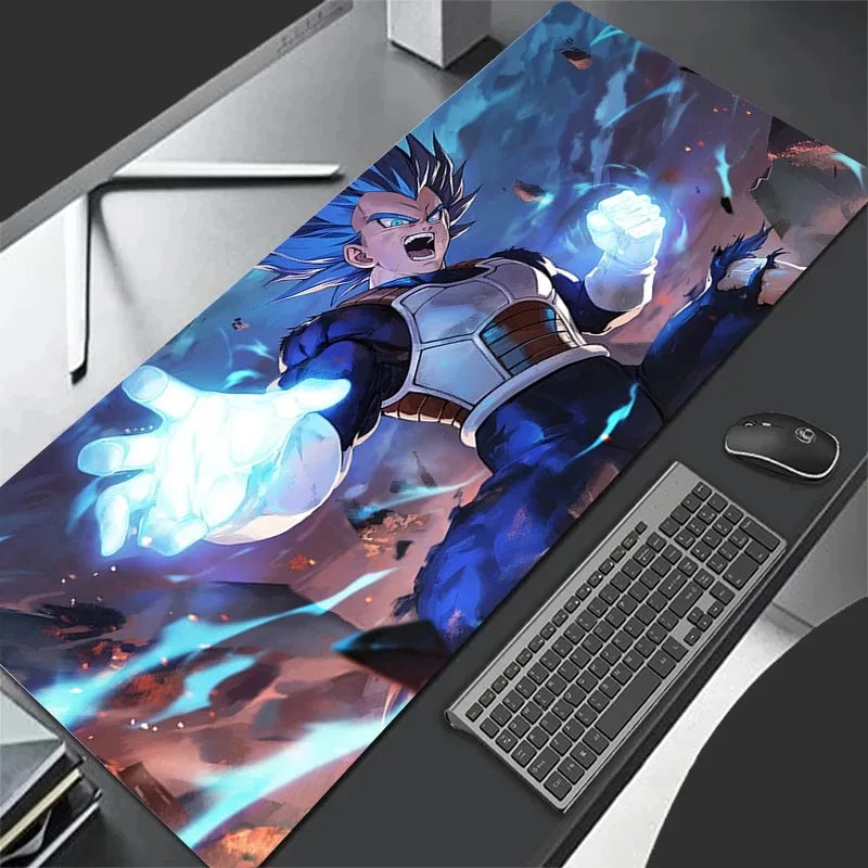 Japan Cool Anime Mouse Pad Laptop Black and White Gaming Mousepad Large D-Dragoned Balls Keyboard Rug PC Gamer Cabinet Desk Mat