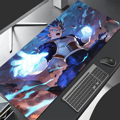 Japan Cool Anime Mouse Pad Laptop Black and White Gaming Mousepad Large D-Dragoned Balls Keyboard Rug PC Gamer Cabinet Desk Mat