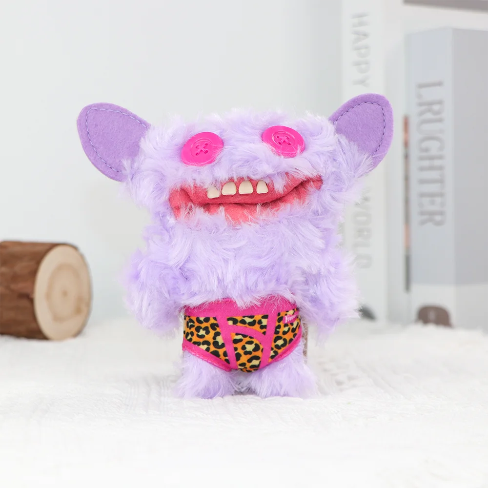 Fuggler Ugly Cute Monster Plush, 4inch Collectible Stuffed Toy, Funny Hairy Alien Doll for Fans Gift