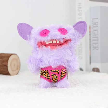 Fuggler Ugly Cute Monster Plush, 4inch Collectible Stuffed Toy, Funny Hairy Alien Doll for Fans Gift