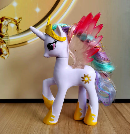 My Little Pony Toy Set Fluttershy Rainbow Dash Twilight Sparkle Princess Cadence Luna Hand Gift