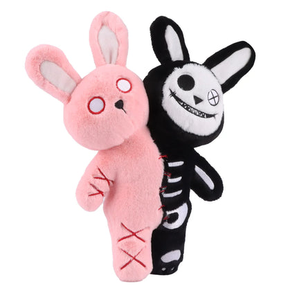 Halloween Double Headed Skull Rabbit Plush Toy Grimace Halloween Doll Company Holiday Gifts Children's Halloween Creative Gifts