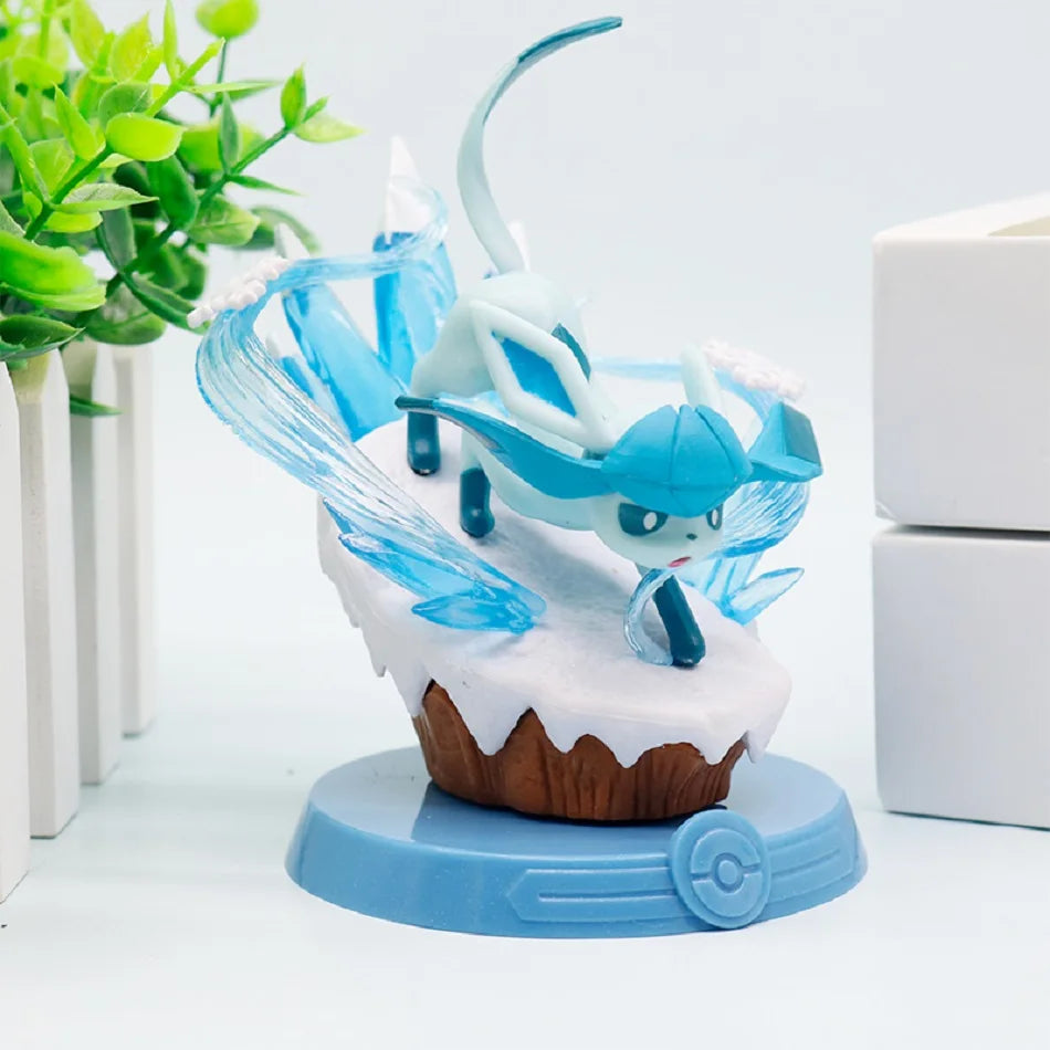 8 style Pok é mon Action Doll Pikachu Adventure Eevee Blind Box Anime Model Desktop Decorations Pok é mon Toys Boy Birthday Gift
