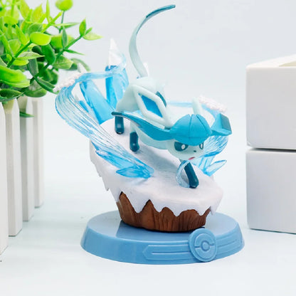 8 style Pok é mon Action Doll Pikachu Adventure Eevee Blind Box Anime Model Desktop Decorations Pok é mon Toys Boy Birthday Gift