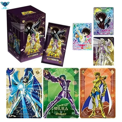 New Kayou Saint Seiya Cloth Awakening Card Box Manga Edition Collectible Card Star Pack Japanese Anime Rare Collection Cards