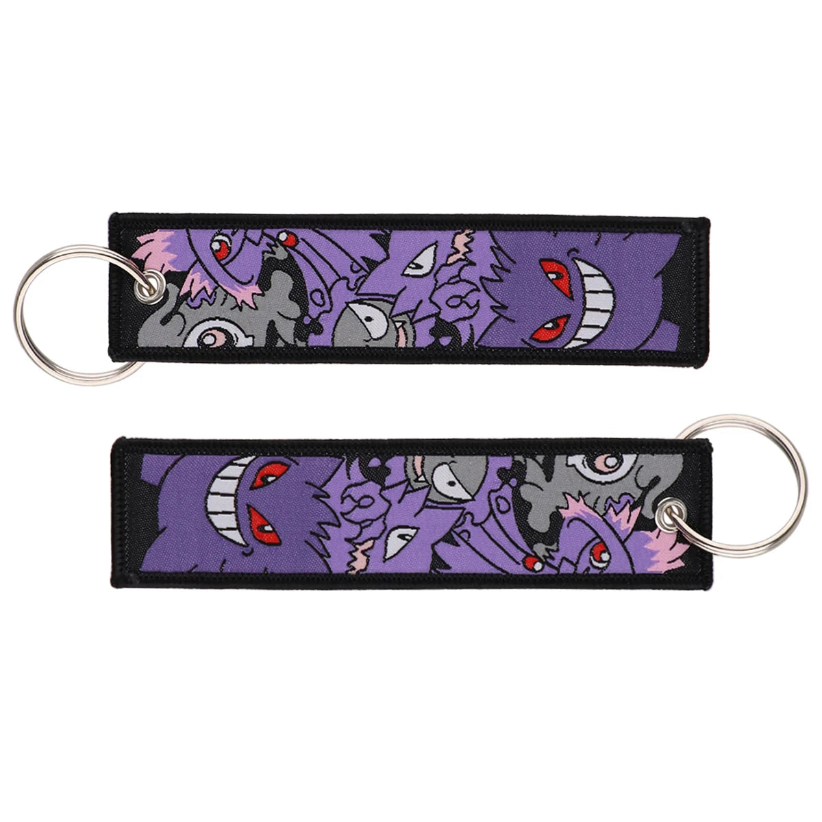 Anime Cute Animal Jet Tag Embroidery Keys Tag Women Keyring Cartoon Car Keys Fashion Jewelry Accessories Kids Gifts 1PCS