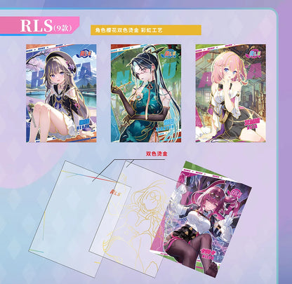 Exceedingly Beautiful Women Goddess Cards Anime Premium Spicy HOLO Booster Thick Exquisite Metal Card Games Toys Gift