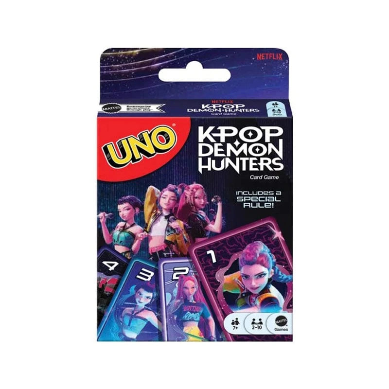 UNO JRV01 K-POP Demon Hunters Card Game with Wild Golden Honmoon
