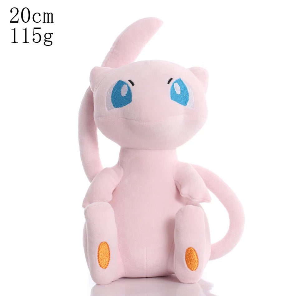 Hot Sale Pokemon Plush Dolls Set - Pikachu Charmander Bulbasaur Squirtle Psyduck Eevee Soft Stuffed Animals Peluche Toy Gifts