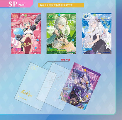 Exceedingly Beautiful Women Goddess Cards Anime Premium Spicy HOLO Booster Thick Exquisite Metal Card Games Toys Gift