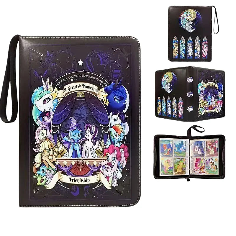 400 My Little Pony Anime Cartoon Album Book Game Card Collection Binder Children’s Toy Large Capacity Business Card Holder Gift