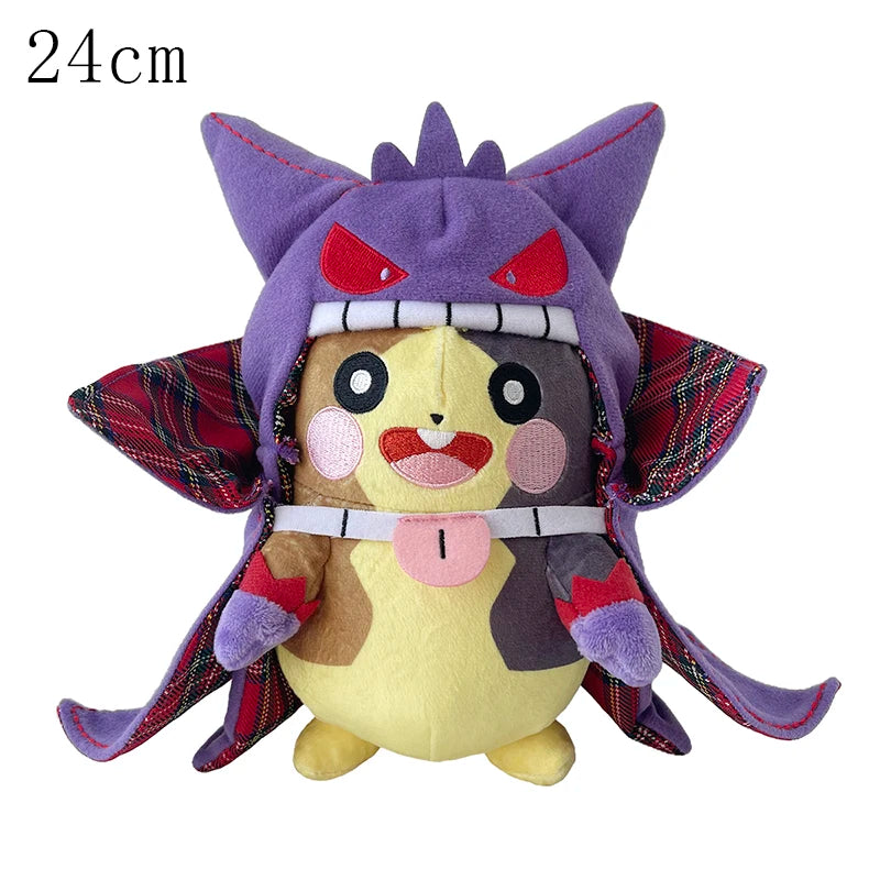 Pokemon Pikachu Morpeko Gengar Cosplay Toy Snorlax Garchomp Tyranitar Hydreigon Anime Eevee Lapras Stuffed Plush Charizard doll