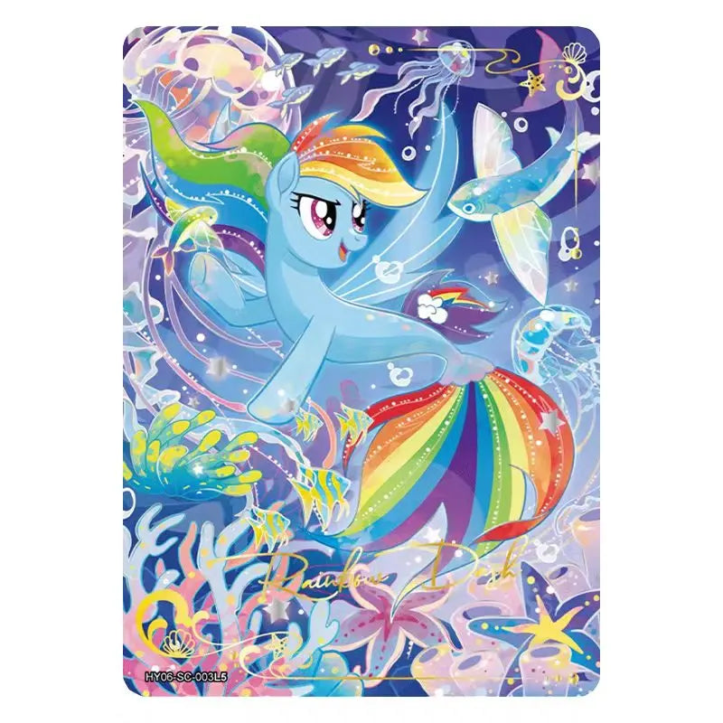 KAYOU Genuine My Little Pony Card Friendship Eternal 6 7 8 Huiyue Series SC SLR SGR UR Cute Princess Anime Collectible Cards Toy