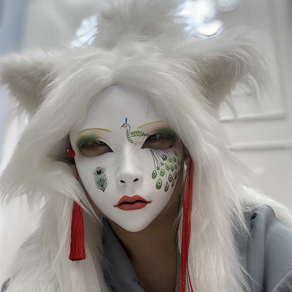 Cosplay Journey to the West Spider Spirit Masks Anime Mask Costume Role play Masquerade Mask Halloween Decor Party Decorations