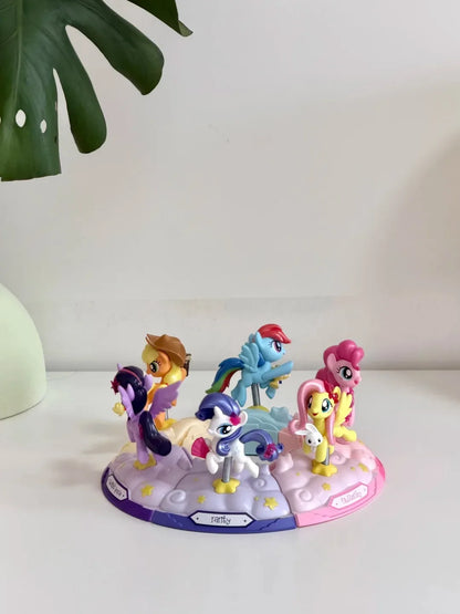 Genuine Blind Box My Little Pony Joyful Party Shaking Joy Series Cute Figurine Desk Decor Gift For And Anime Lover Toys