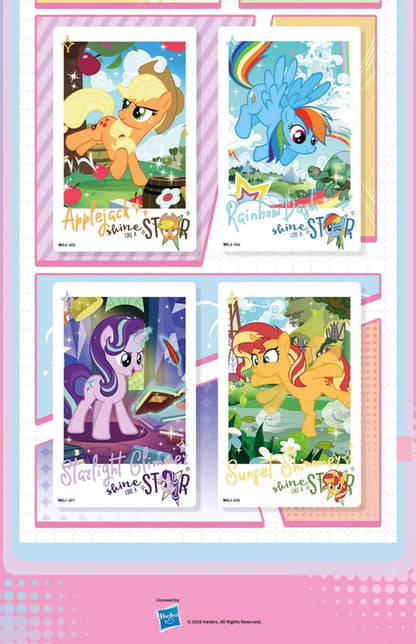 Original KAYOU My Little Pony Mini Scene Vol.1 Magical Home Pinkie Pie Rainbow Dash Decoration Blind Box Rarity Toys Gifts