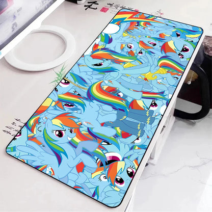Pony Hot Little Unicorns Mousepad HD Printing Computer Gamers Locking Edge Non-slip Mouse Pad XXL90x40cm Keyboard PC Desk Pad