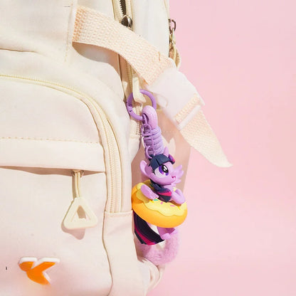 Official My Little Pony Donut Charm Bracelet Adjustable Wristband And Bag Chain Cute Kawaii Gift For Fans Friendship