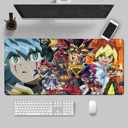 Large Mouse Pad Gamer Yu Gi Oh Mousepad Mats Gaming Pc Computer Accessories Mausepad Rubber Mat Deskmat Office Carpet Anime Desk