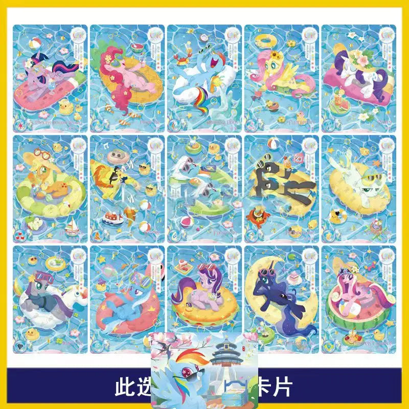 KAYOU Genuine My Little Pony Card Friendship Eternal 6 7 8 Huiyue Series SC SLR SGR UR Cute Princess Anime Collectible Cards Toy