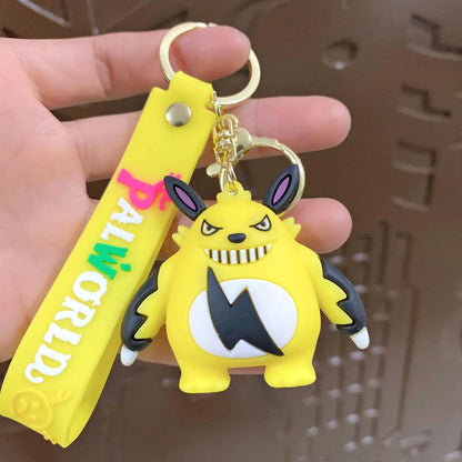New Palworld Chillet Cryolinx Chikipi Plush Keychain Cute Doll Design for Bags or Car