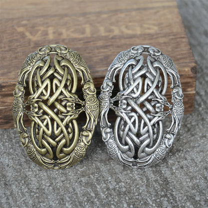 Nostalgia 1Pcs Retro Sweden Norse Viking Brooches Badge Suit Shirt Clothing Jewelry Brosch Talisman