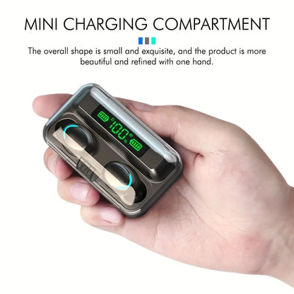 Sports Waterproof Wireless Earbuds, TWS, Bluetooth 5.3, Hi-Fi Stereo Sound, Built-in Mic