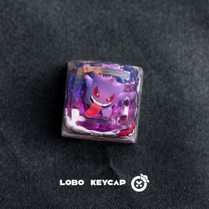 Anime Keycap Pokemon Snorlax Pikachu Gengar Single Handmade Cute Resin Custom Esc For Mechanical Keyboard Enthusiasts Keycaps