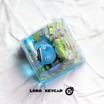 Anime Keycap Pokemon Snorlax Pikachu Gengar Single Handmade Cute Resin Custom Esc For Mechanical Keyboard Enthusiasts Keycaps