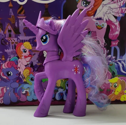 My Little Pony Toy Set Fluttershy Rainbow Dash Twilight Sparkle Princess Cadence Luna Hand Gift