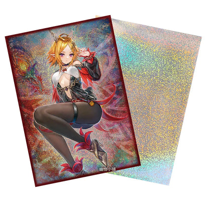50pcs Diy Yu-Gi-Oh! Witchcrafter Madame Rilliona Card Sleeve TCG OCG Kewl Tune Rotary Galatea Game Collectible Card Sleeve Toys