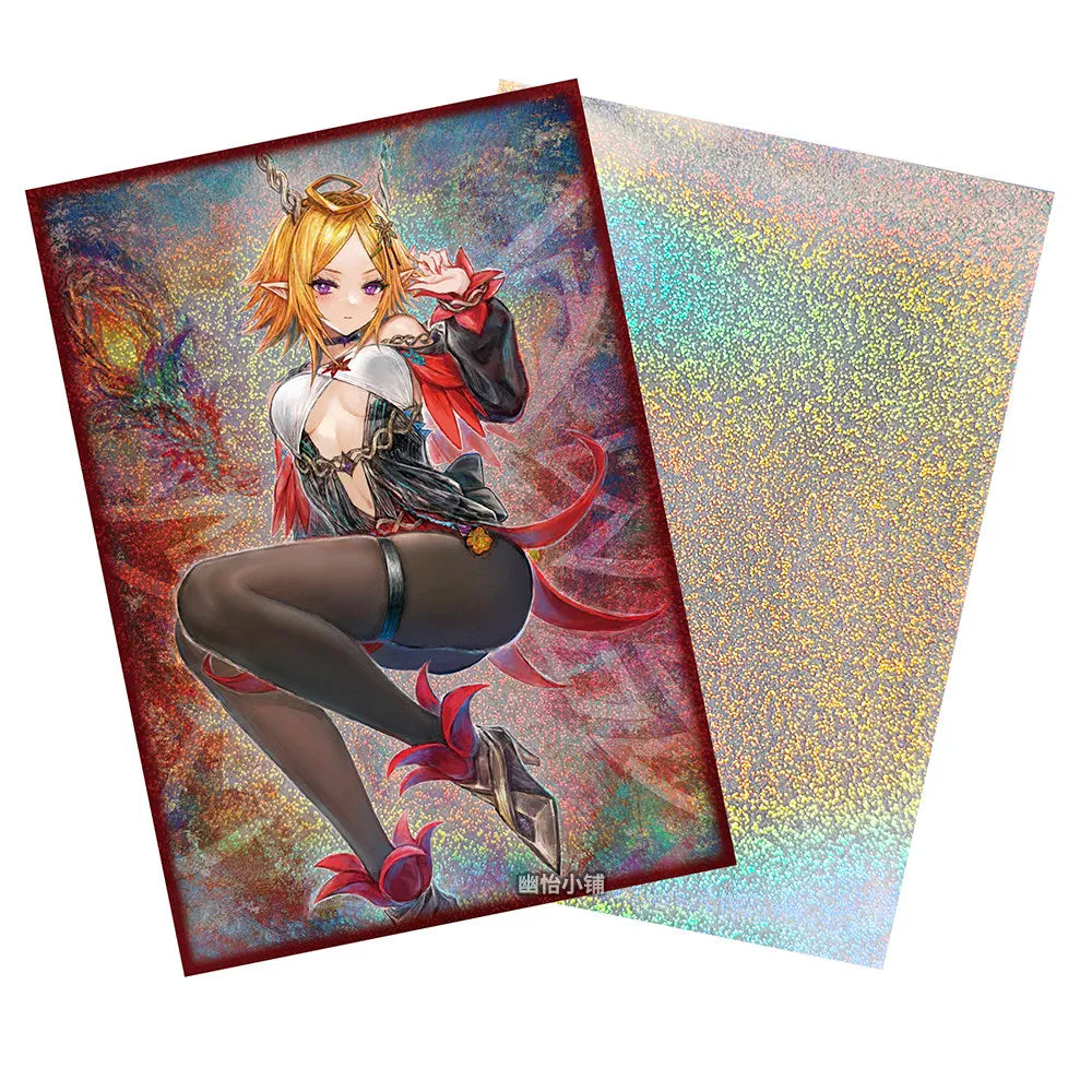 50pcs Diy Yu-Gi-Oh! Witchcrafter Madame Rilliona Card Sleeve TCG OCG Kewl Tune Rotary Galatea Game Collectible Card Sleeve Toys