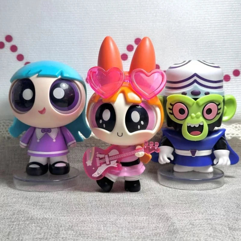 BLOKEES Assemble The Powerpuff Girls GV1 Season Blossom Buttercup Bubbles Collectible Birthday Gift In Stock Toy Models