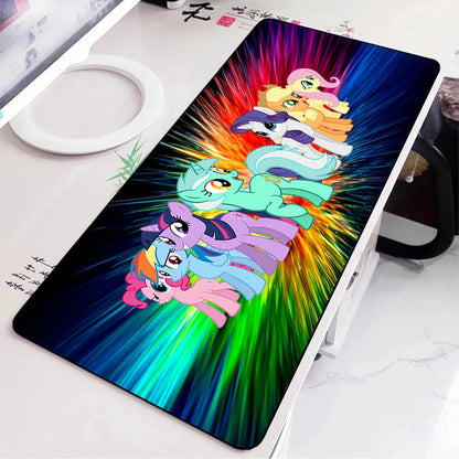 Pony Hot Little Unicorns Mousepad HD Printing Computer Gamers Locking Edge Non-slip Mouse Pad XXL90x40cm Keyboard PC Desk Pad