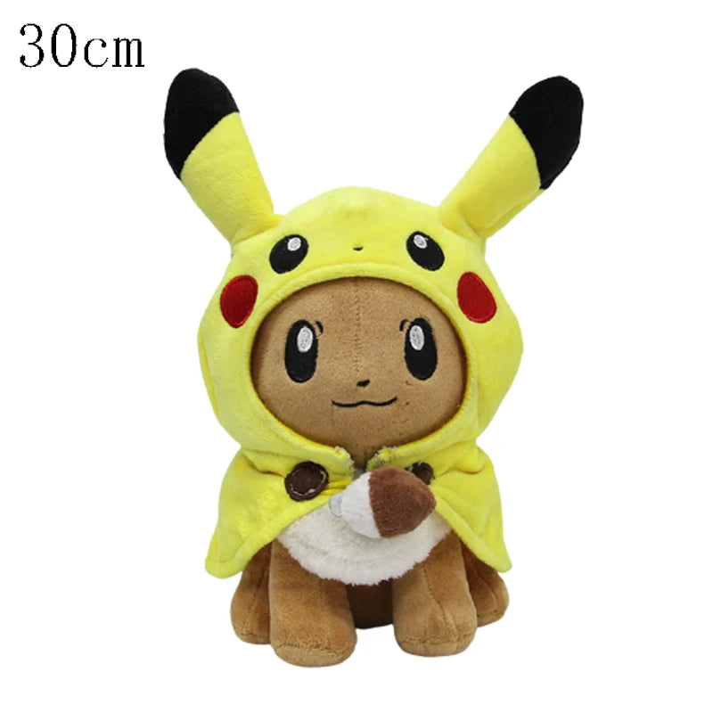 Pokemon Pikachu Morpeko Gengar Cosplay Toy Snorlax Garchomp Tyranitar Hydreigon Anime Eevee Lapras Stuffed Plush Charizard doll