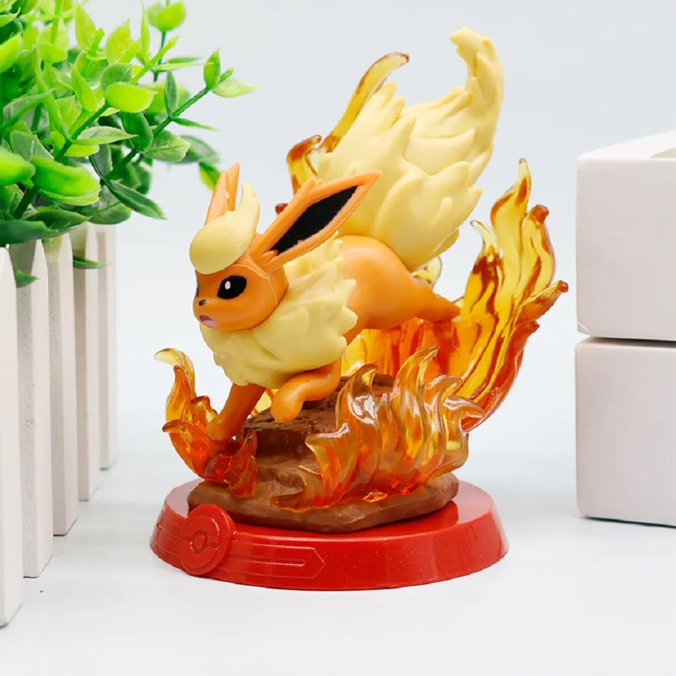8 style Pok é mon Action Doll Pikachu Adventure Eevee Blind Box Anime Model Desktop Decorations Pok é mon Toys Boy Birthday Gift