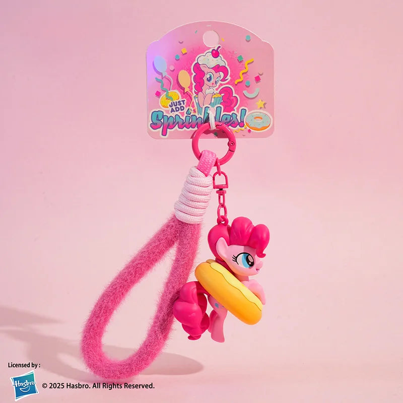 Official My Little Pony Donut Charm Bracelet Adjustable Wristband And Bag Chain Cute Kawaii Gift For Fans Friendship