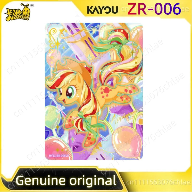 KAYOU Genuine My Little Pony Card T11W10 Friendship Eternal Card Hidden SC ZR SGR SSR Rare Collection Card Toy