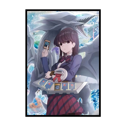 63×90mm 50 PCS Japanese Size Anime Card Sleeves for YGO Top Loading Board Game Inner Card Protector for TCG Card