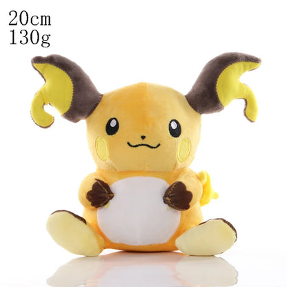 2026 Pokemon Plush Dolls Set - Soft Stuffed Animals Pikachu Charmander Bulbasaur Squirtle Psyduck Eevee Peluche Toy Gifts