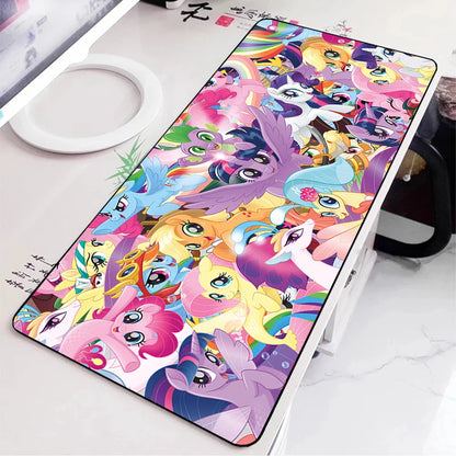 Pony Hot Little Unicorns Mousepad HD Printing Computer Gamers Locking Edge Non-slip Mouse Pad XXL90x40cm Keyboard PC Desk Pad