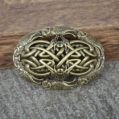 Nostalgia 1Pcs Retro Sweden Norse Viking Brooches Badge Suit Shirt Clothing Jewelry Brosch Talisman