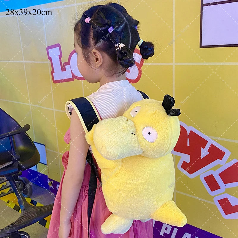 Pokemon Plush Backpack Anime Gengar Charizard Piplup Eevee Mimikyu Soft Stuffed Schoolbag Shoulder Bag Toy for Kids