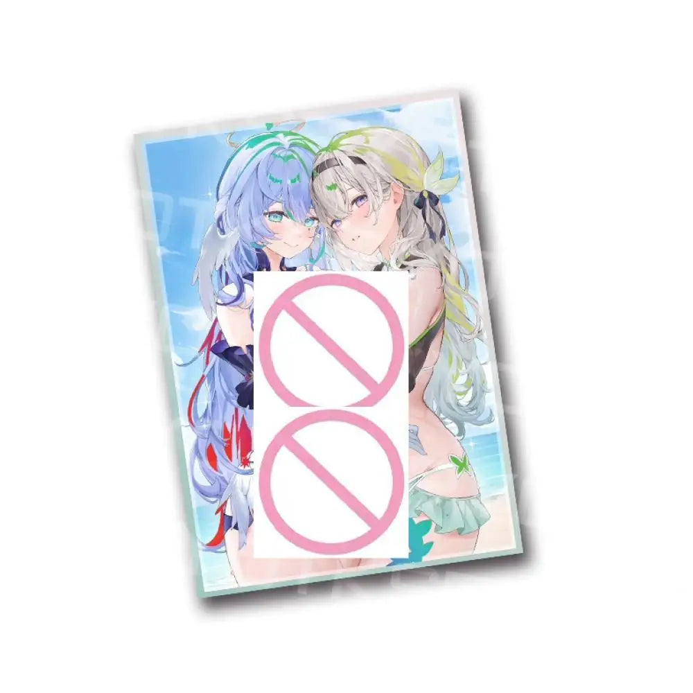 60Pcs/pack PTCG Mix Anime Collect Card Sleeves Cute Alisa Firefly Robin Collect Battle Cards Decoration Card Sleeves 63X90MM