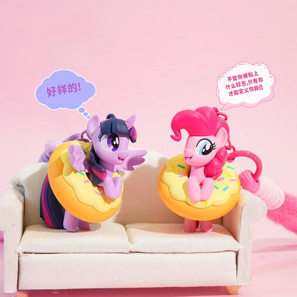 Official My Little Pony Donut Charm Bracelet Adjustable Wristband And Bag Chain Cute Kawaii Gift For Fans Friendship