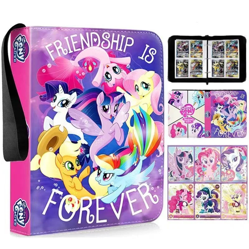 400 My Little Pony Anime Cartoon Album Book Game Card Collection Binder Children’s Toy Large Capacity Business Card Holder Gift