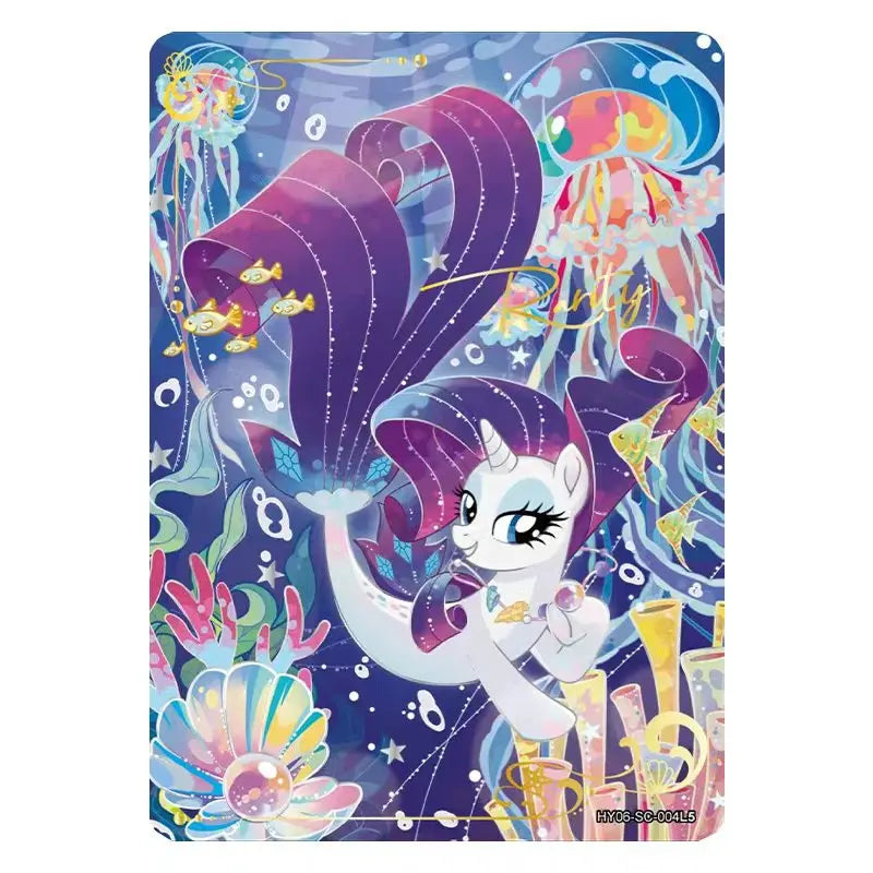 KAYOU Genuine My Little Pony Card Friendship Eternal 6 7 8 Huiyue Series SC SLR SGR UR Cute Princess Anime Collectible Cards Toy