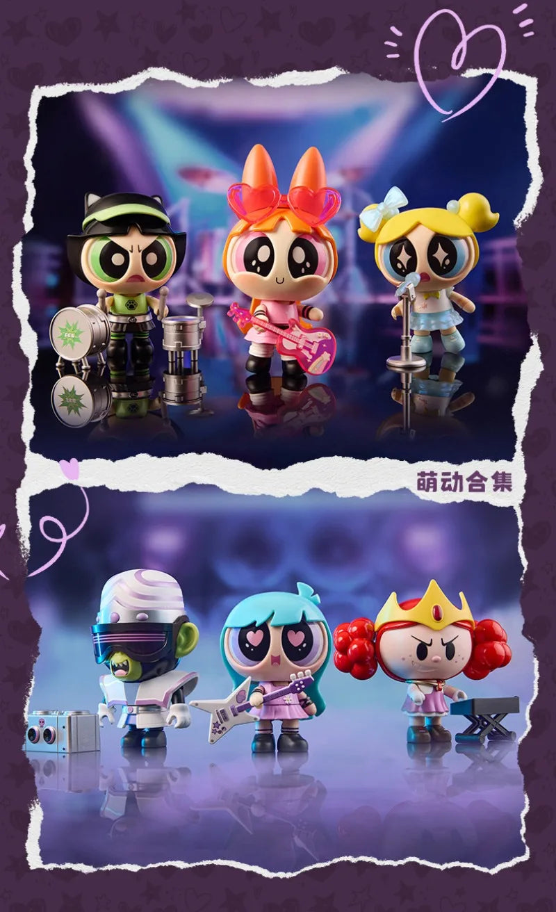 BLOKEES Assemble The Powerpuff Girls GV1 Season Blossom Buttercup Bubbles Collectible Birthday Gift In Stock Toy Models