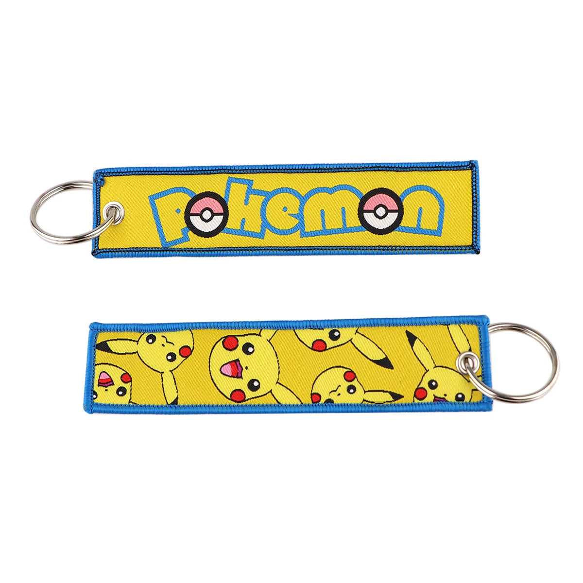Anime Cute Animal Jet Tag Embroidery Keys Tag Women Keyring Cartoon Car Keys Fashion Jewelry Accessories Kids Gifts 1PCS