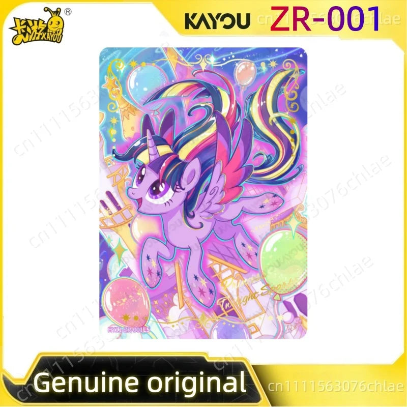 KAYOU Genuine My Little Pony Card T11W10 Friendship Eternal Card Hidden SC ZR SGR SSR Rare Collection Card Toy